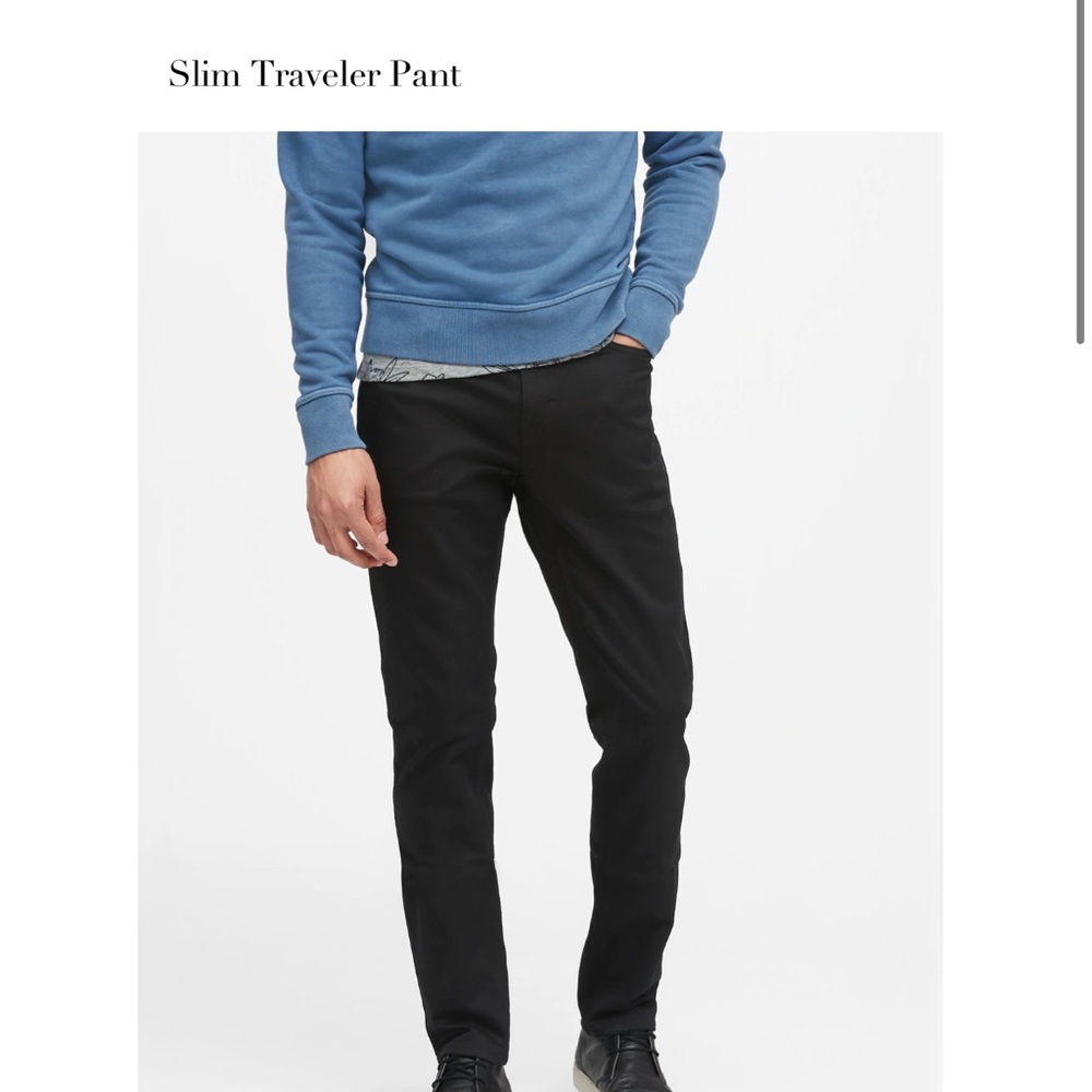Banana Republic Traveler Pant Slim Fit 33x32